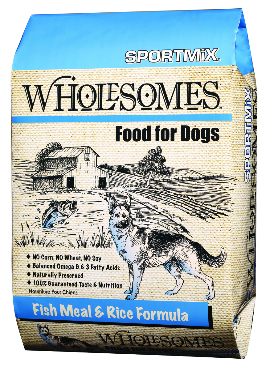 SPORTMIX WHOLESOMES DOG FOOD - FISH MEAL & RICE