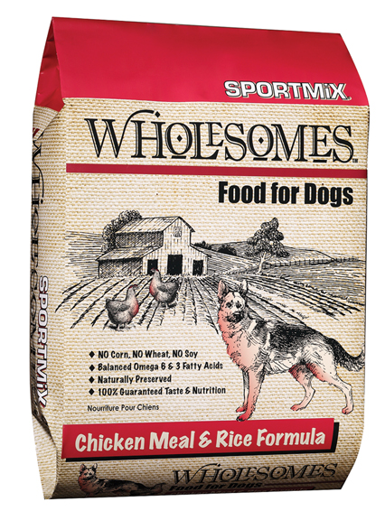 SPORTMIX WHOLESOMES DOG FOOD - CHICKEN MEAL & RICE