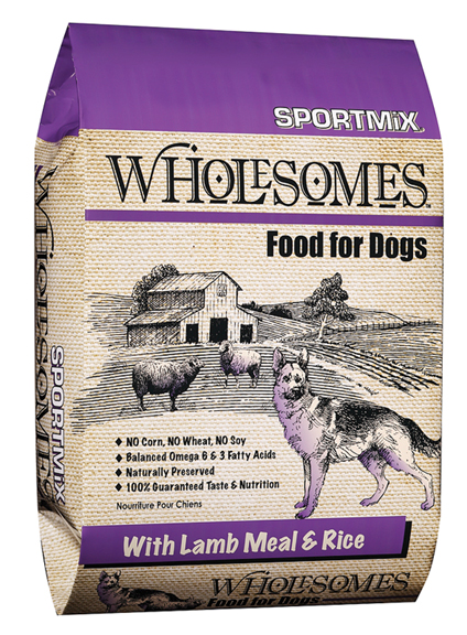 SPORTMIX WHOLESOMES DOG FOOD - LAMB MEAL & RICE