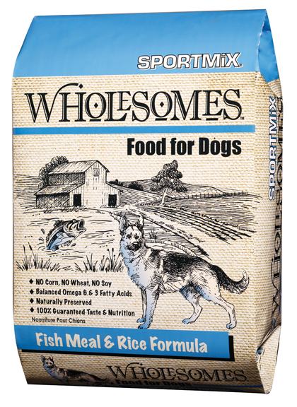 SPORTMIX WHOLESOMES DOG FOOD - FISH MEAL & RICE
