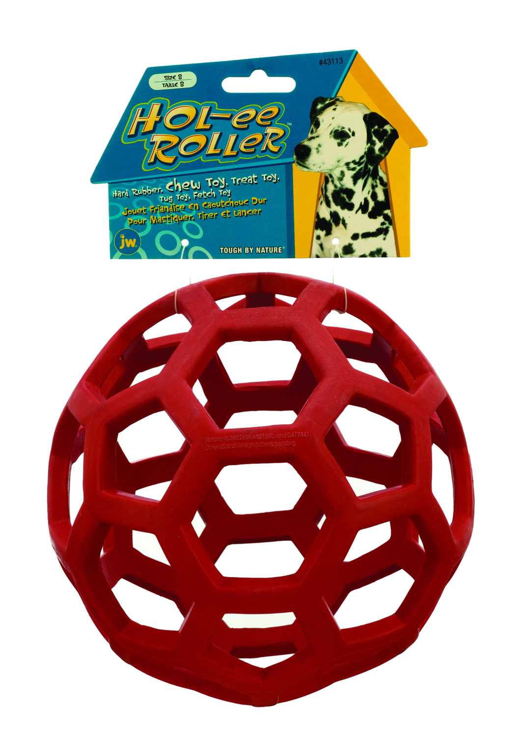 Hol-ee roller dog toy - size 8