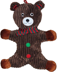 HOLIDAY GINGERBREAD PLUSH DOG TOY