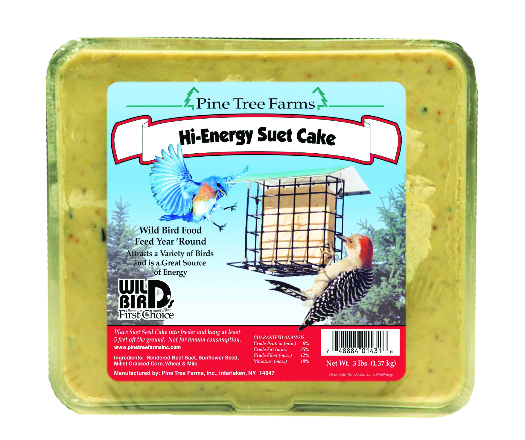 Hi-Energy Suet Cake - 3 lbs.