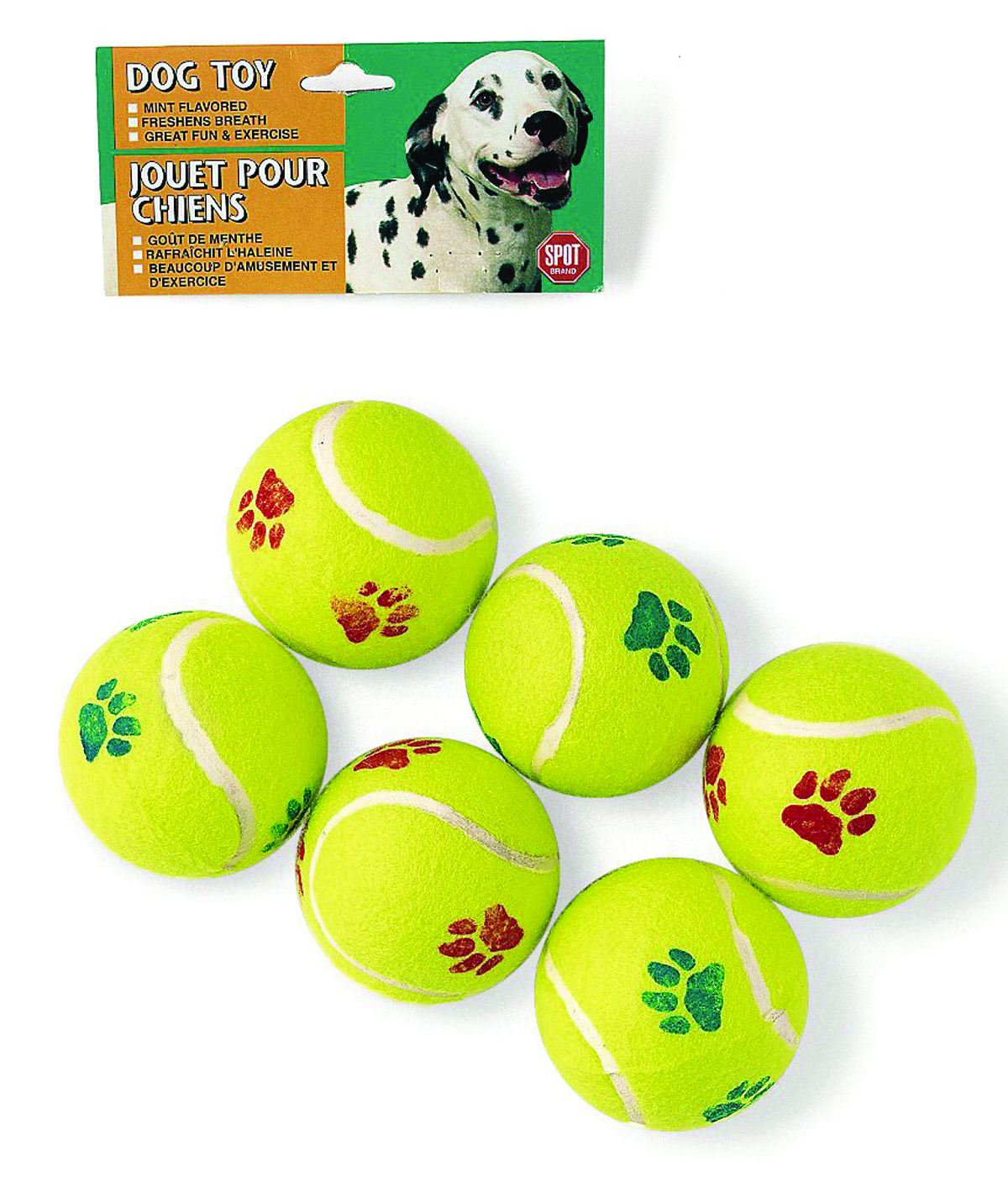 Dog Toy Classics Tennis Ball - 6/Pk.