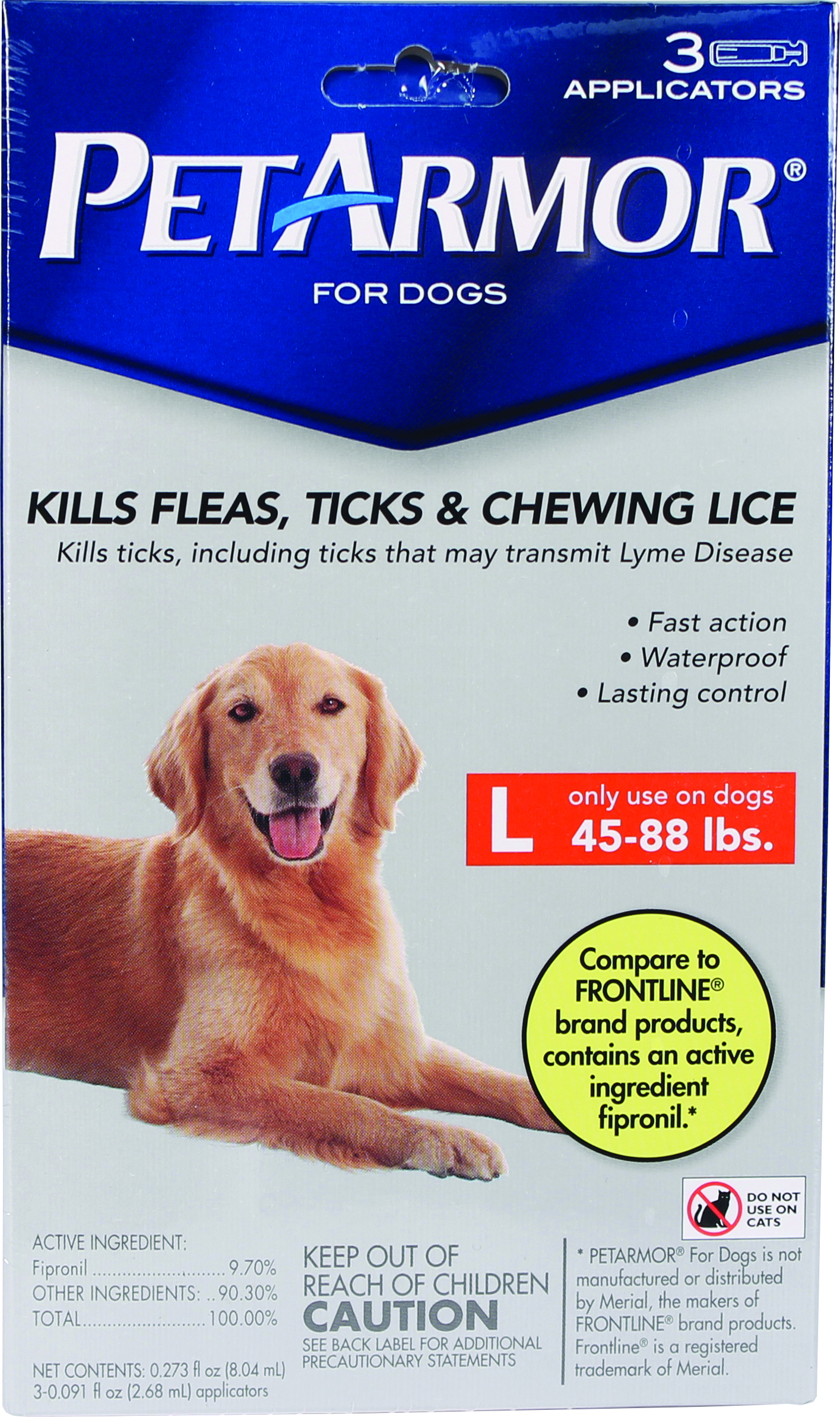 PET ARMOR FLEA & TICK TOPICAL FOR DOGS