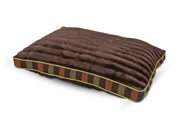 FASHION GUSSET PILLOW DOG BED